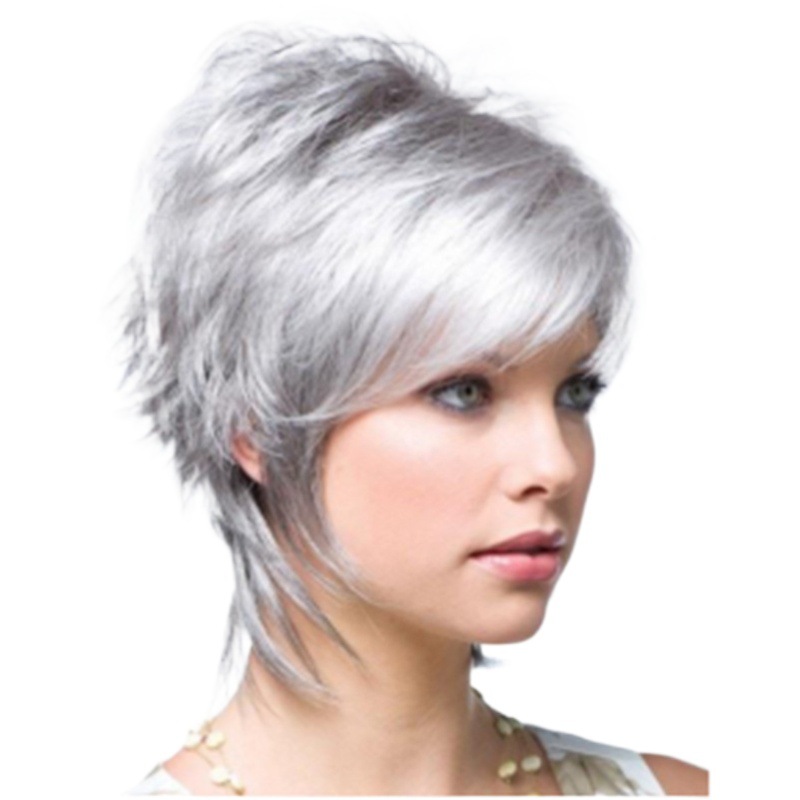 Cross-border various styles of European and American short hair wig light golden brown curly hair ladies fashion wig manufacturers wholesale