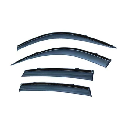 Rain shield Cs55 Window Rain - changan-cs55-plus-2022-pc-black-titanium-bright-strip-window-rain-shield-4pcs