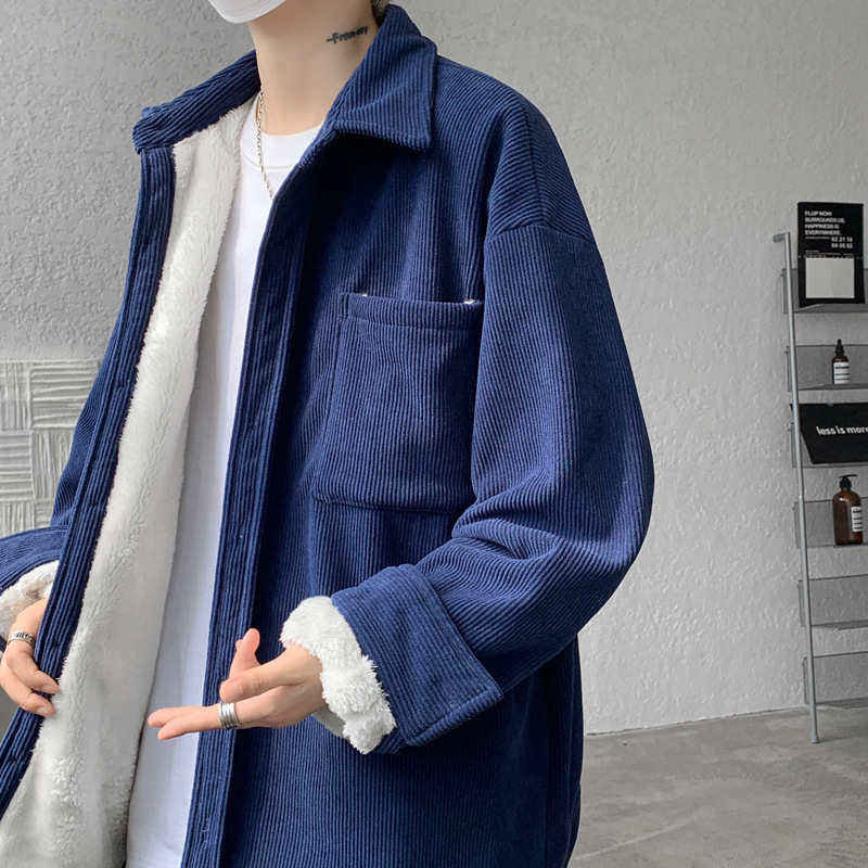 Navy blue plus velvet