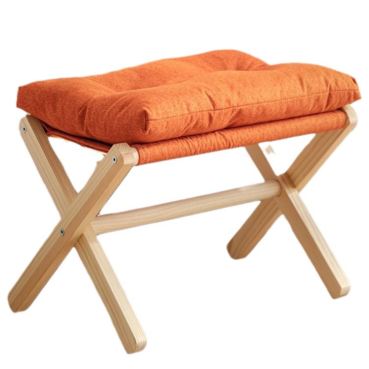 Taburete pequeño taburete plegable para el hogar taburete de pie de la sala de estar taburete bajo taburete de bolsa blanda banco mesa de centro taburete para zapatos