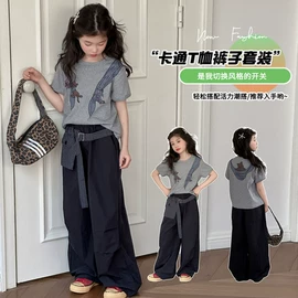 童套装;童T恤;童半身裙