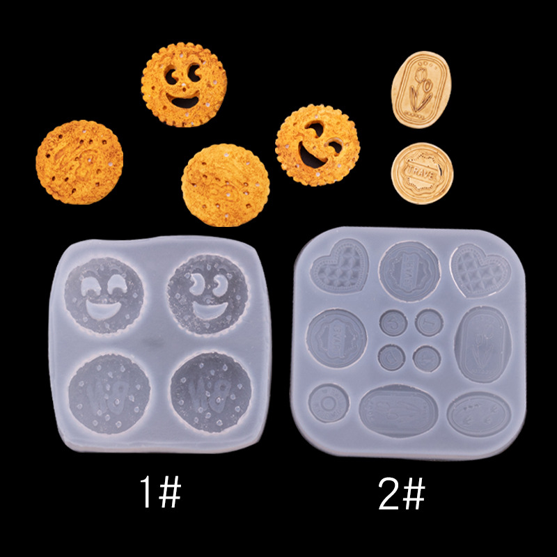 Postre galletas caramelo vintage botón molde de silicona alimentos y jugar epoxi arcilla cerámica suave decoración la torta