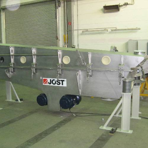 JOST流化床冷却器用于散装物料