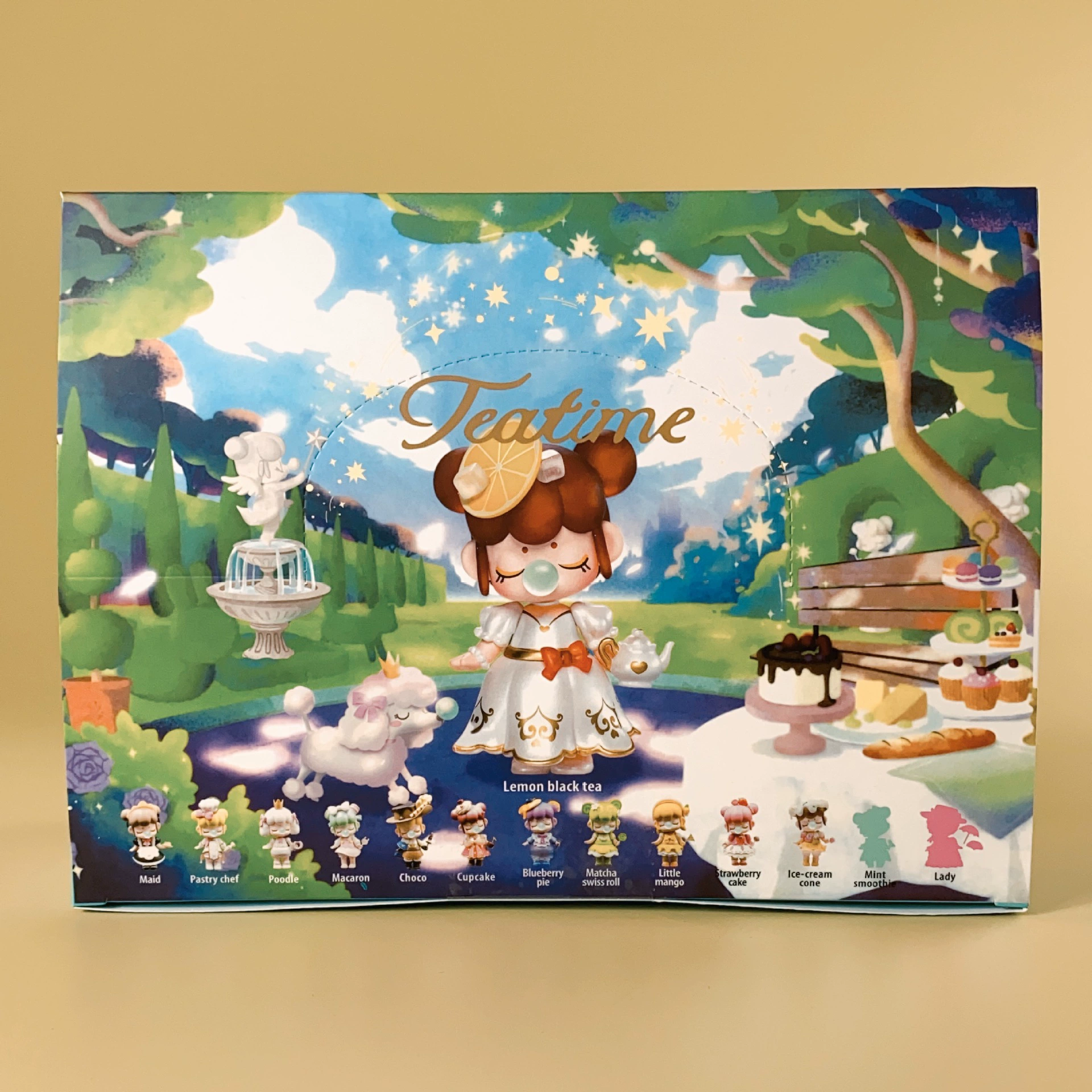 If the Blind Box серии dream afternoon tea Chunsheng Xia Changlinsen Blow bubble girl hand-made ornaments