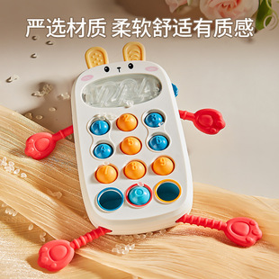Cross-border baby Lala le early education soothing toy maze digital cognitive finger press Baby pumping toy