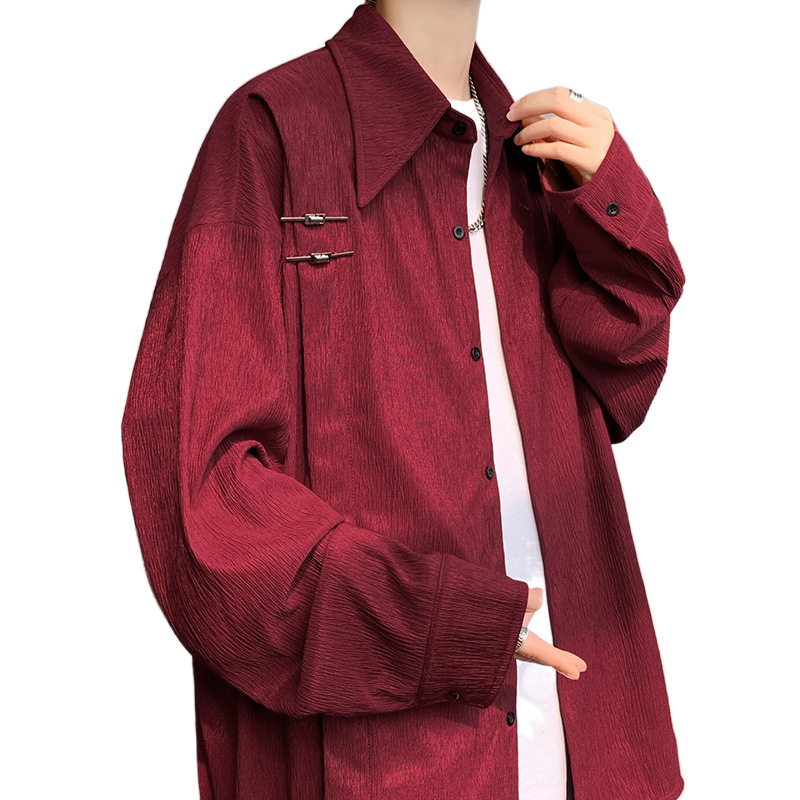 Burgundy autumn shirt