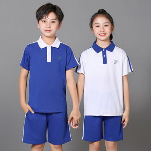 Форма для школьников, синяя одежда, спортивный костюм, штаны, шорты, коллекция 2021, длинный рукав, короткий рукав