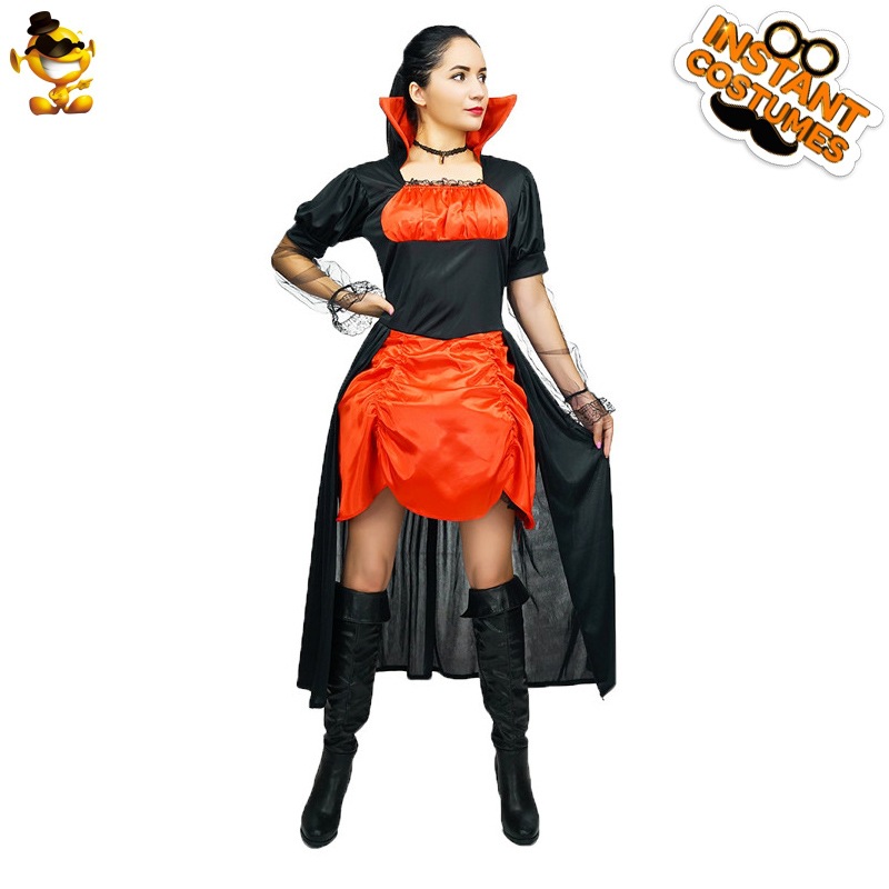 Halloween de las mujeres adultas vampiro traje fantasma Festival vampiro Cosplay rendimiento traje etapa del partido
