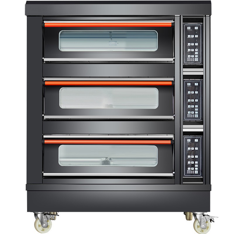 Horno inteligente comercial de acero inoxidable de gran capacidad pastel de postre horno de pizza horno eléctrico multifunción image 6