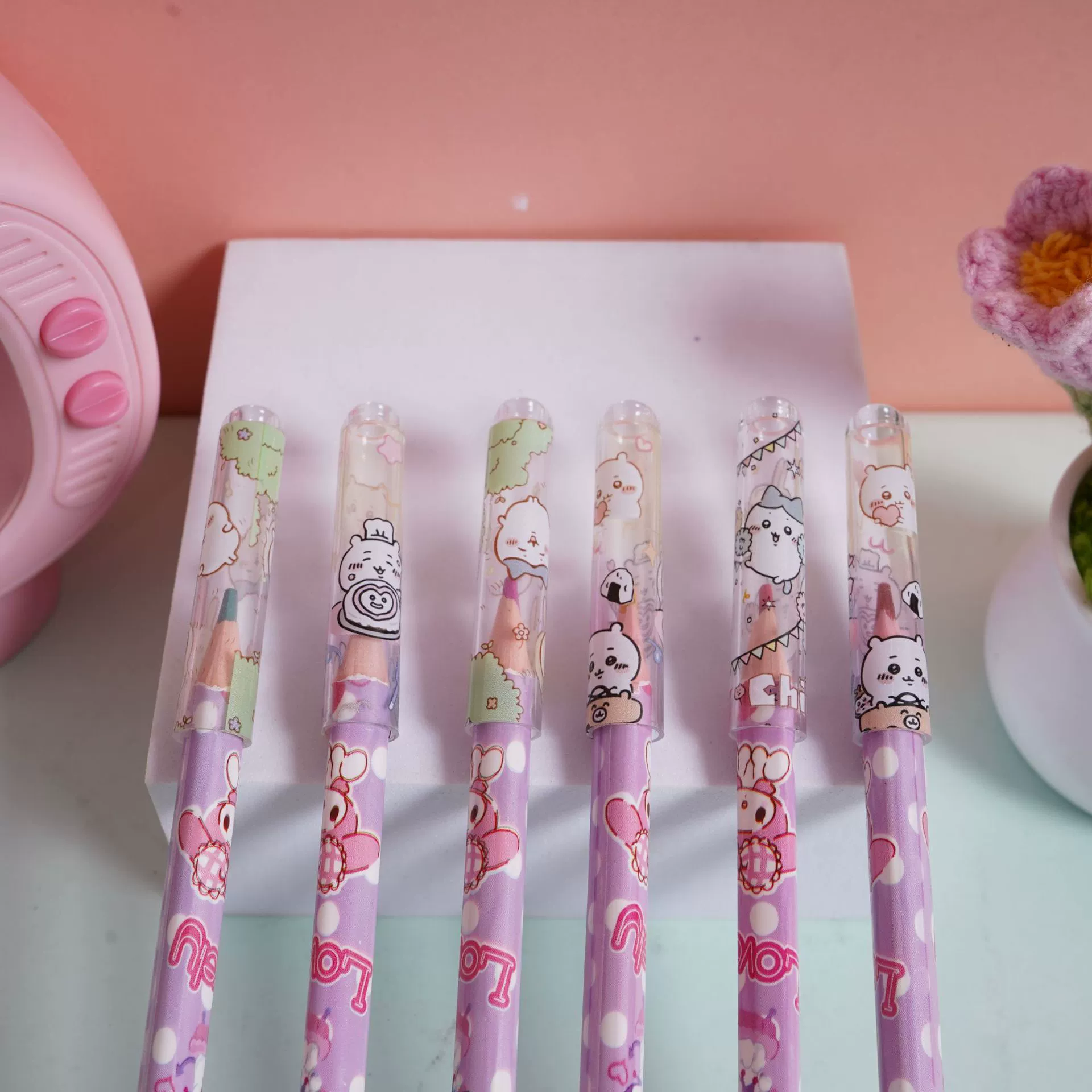 Новый карандаш Gi Kaikawa Limited Animation Pencil Protector Core Pen Instant Primary School Student Permeter HY