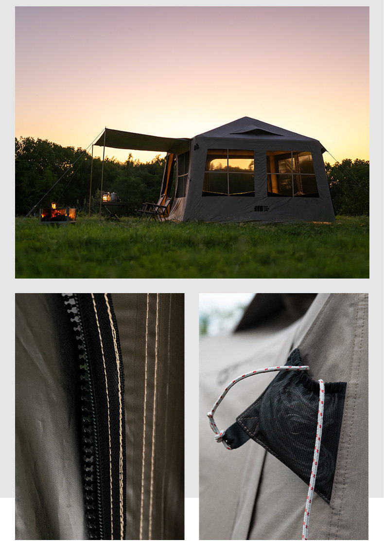 Explorer Water Cube Fully Automatic Inflatable Tent for Outdoor Camping, Overnight Rainproof Camping Gear, Integrated with the Vehicle Tail