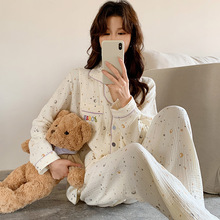 喜月2025新款纯棉纱布舒适吸汗月子服春夏季孕妇产后哺乳睡衣套装