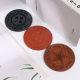 Factory direct supply pu leather coasters creative square desktop non-slip heat insulation mat household table mat waterproof coasters wholesale