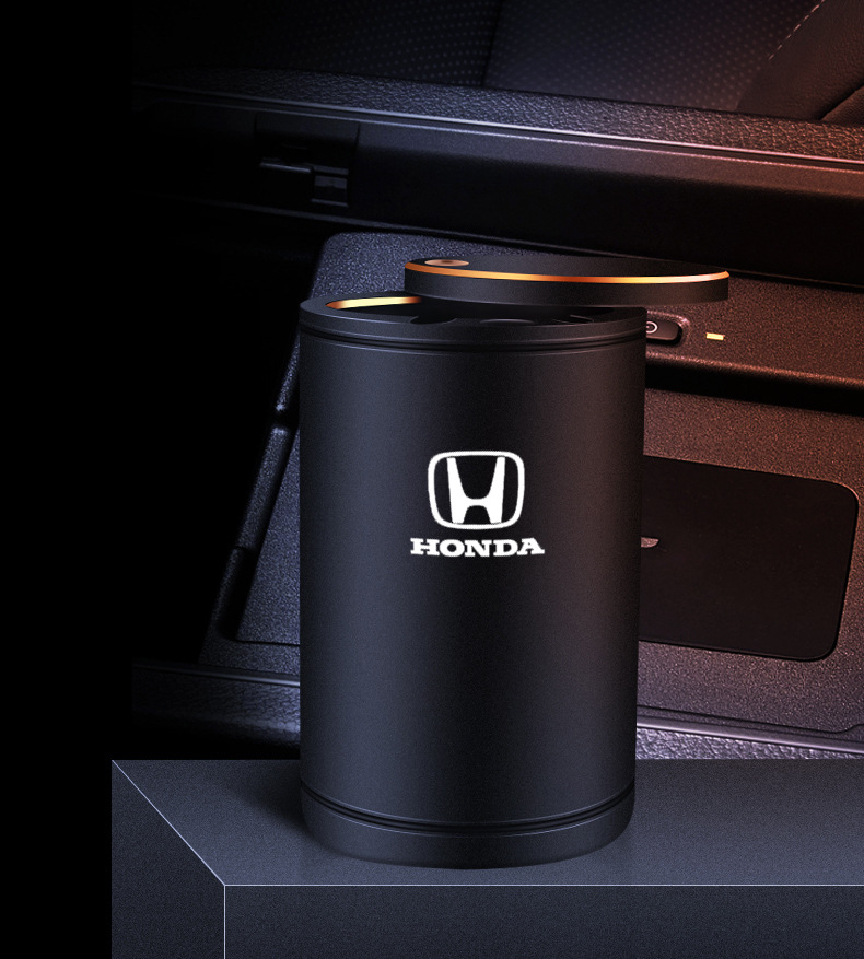 For Honda Civic CRV Accord Vezel Fit Aluminum Alloy Ashtray Car