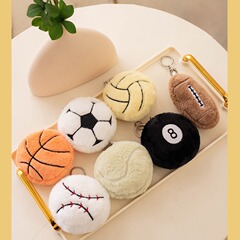 球類籃球足球台球掛件抱枕創意玩偶裝飾男孩運動禮物毛絨玩具