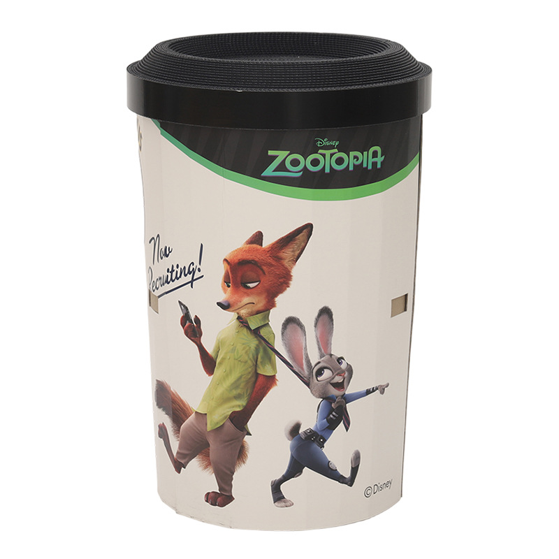 Nido de la tabla de raspado para gatos de Disney, nido para gatos de doble capa todo en uno, papel corrugado universal de cuatro estaciones, villa para gatos de gran tamaño, suministros para gatos