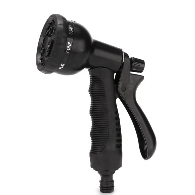 8功能包胶多种喷头园林浇花水枪家用多用途高压水枪洗车喷枪