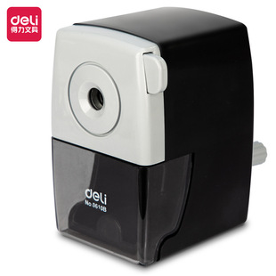 Deli 0610B Hand Pencil Sharpener Fashionable Simple Pencil Sharpener Pencil Sharpener Student Pencil Sharpener Learning Pencil Sharpener
