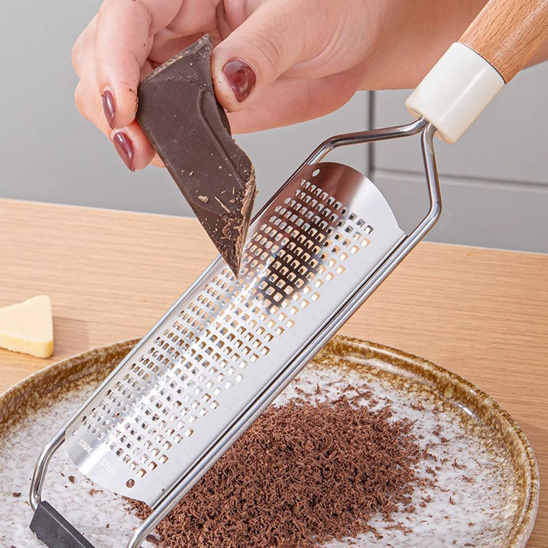 Rallador de queso, rallador de limón, herramienta para hornear, rallador de chocolate, triturador de queso, rallador de queso seco, rallador para grabar.