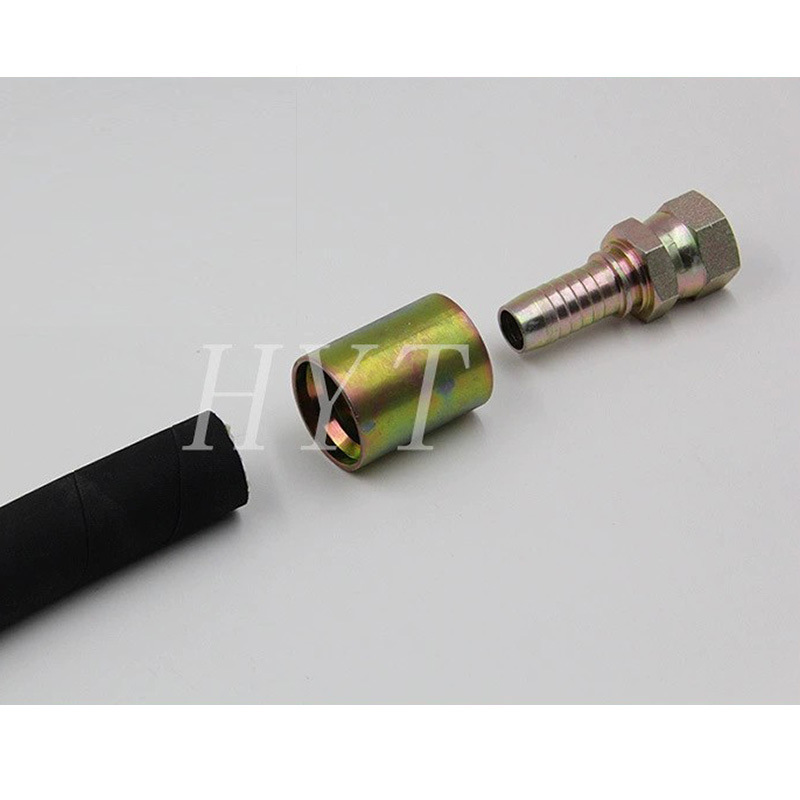 厂家直销液压油管高压钢丝编织耐油胶管工程机械耐高温橡胶管总成