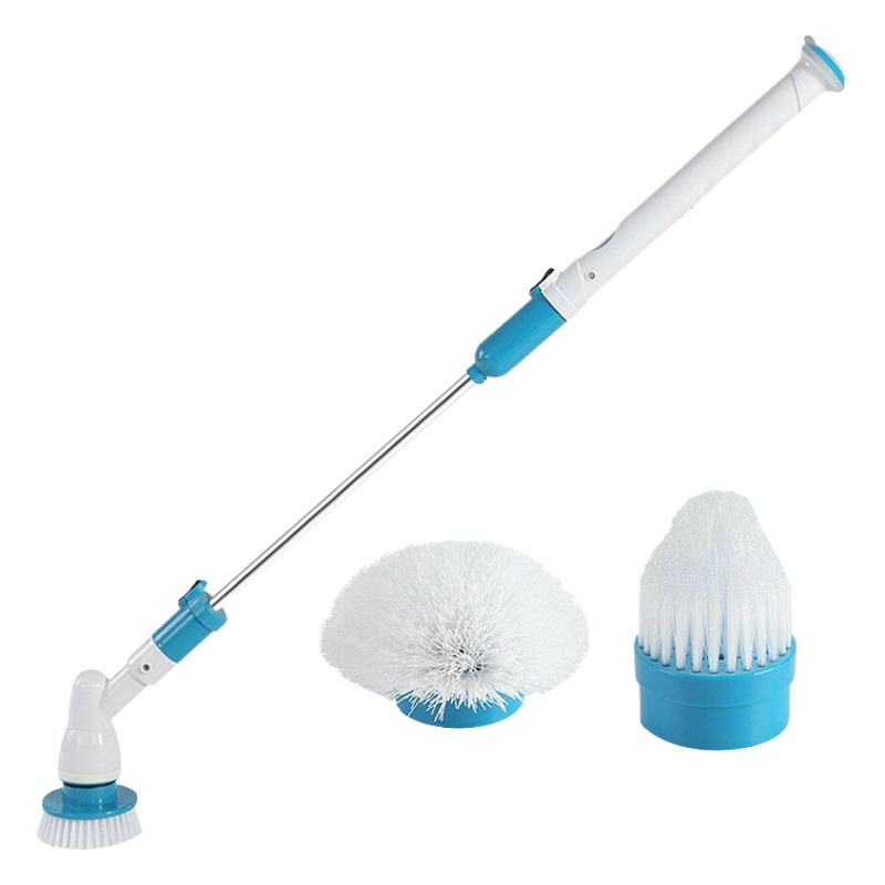 Artefacto de limpieza eléctrica carga inalámbrica mango largo multifunción herramienta de cepillo de limpieza de lavado de cerdas retráctil giratorio automático