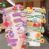 Cartoon children's hair accessory, hairpins, card holder, set, bangs, jewelry, Korean style