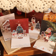 韩国3D立体贺卡创意圣诞节平安夜商务赠礼留言卡片节日贺卡创意
