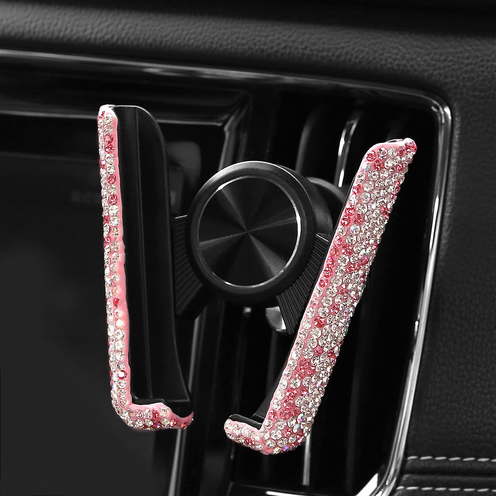Rhinestone Car Phone Holder Air Vent Mount