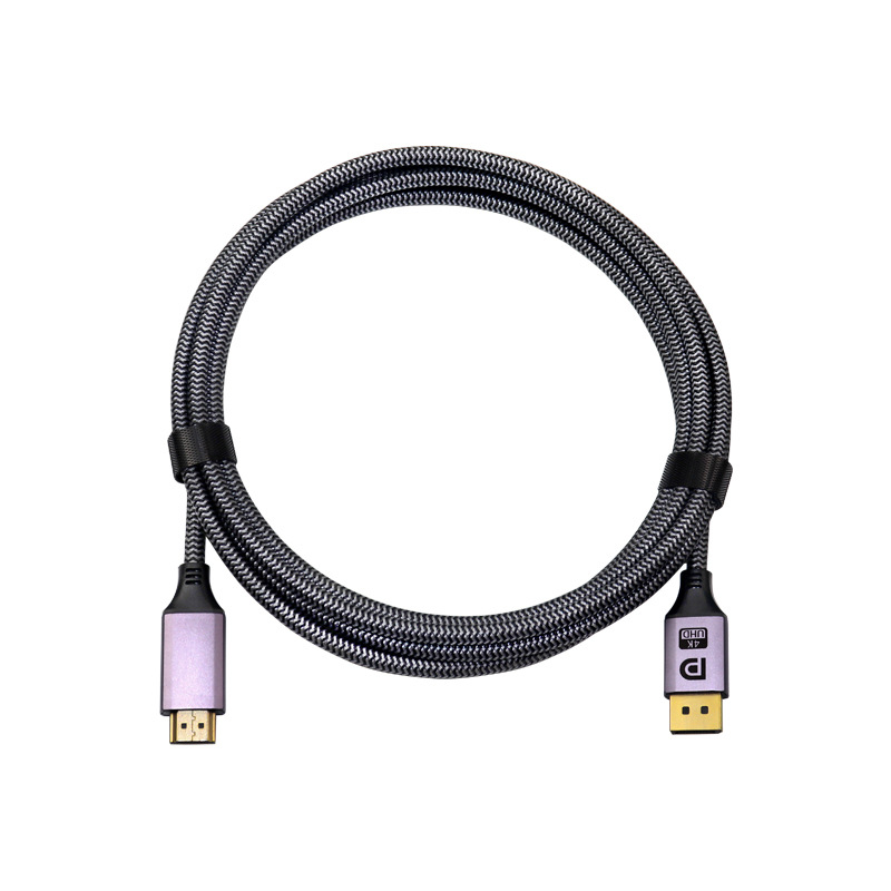 加工定制DP转HDMI 公对公4k60hz高清转换连接线 dp转hdmi连接线