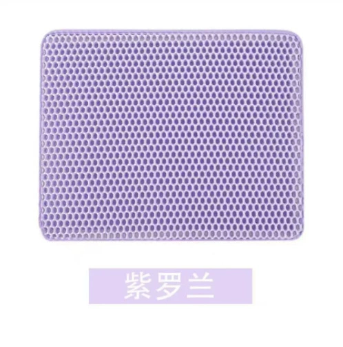 Double-layer Thickened EVA Cat Litter Mat, Washable & Splash-Proof, Multiple Sizes