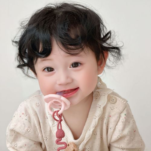 Cross-border Nordic simple style baby lace pacifier chain, anti-fall chain, biteable silicone anti-lost pendant