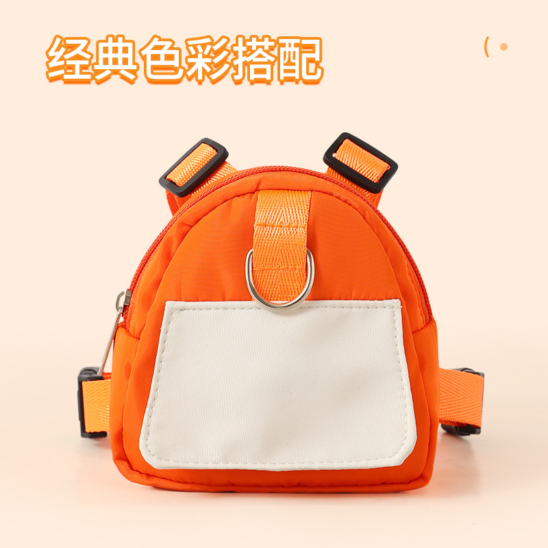 Mochila para mascotas portátil, correa para pasear al perro, gato autoportante, perro pequeño, correa para el pecho Corgi Teddy, mochila escolar