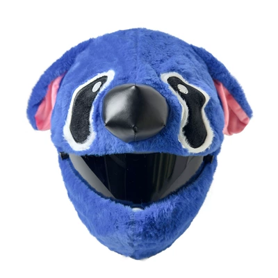 Dəbilqə (Kaska) aksesuarları Helmet Protective Cover Motorcycle - blue-stitch