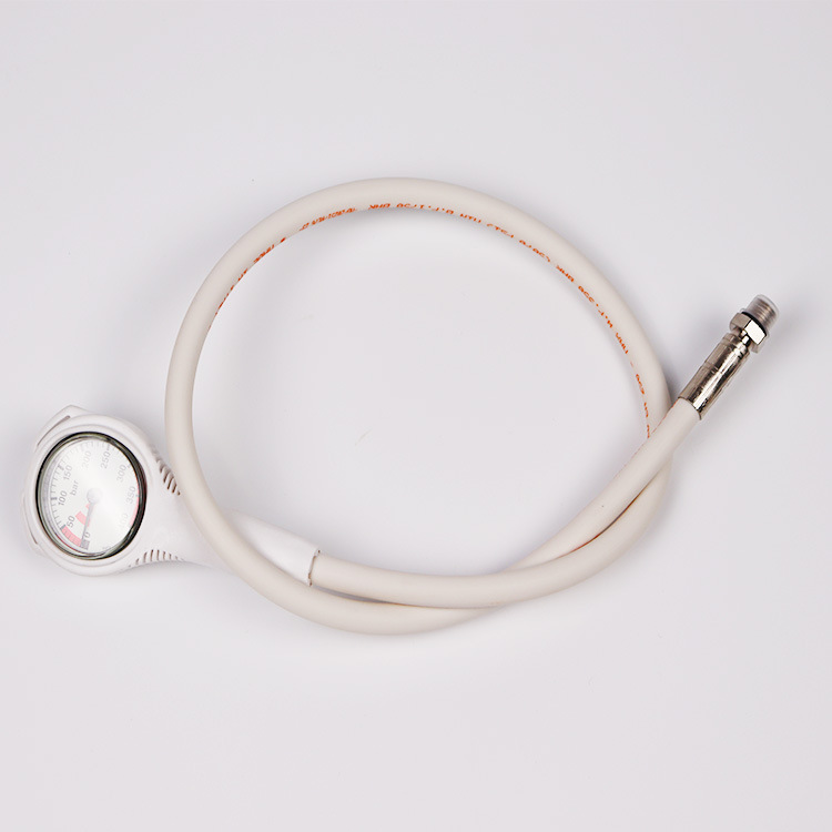 Hotdive Italia importó el salto luminoso solo indicador común del indicador de presión de aire que bucea el indicador de presión residual del indicador de presión calibrador de repuesto