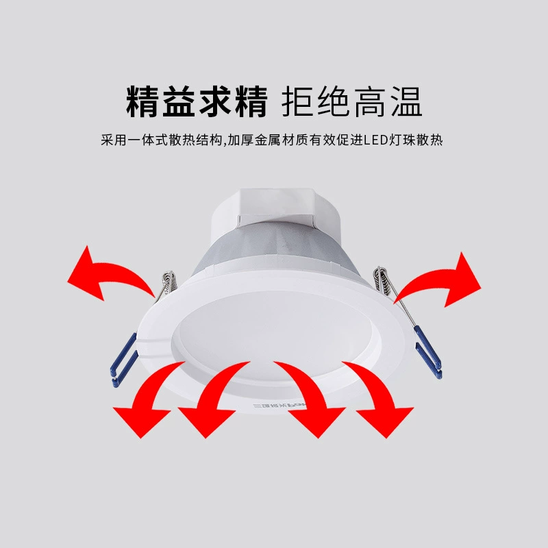 LED потолочный светильник с встроенным светильником для гостиной, коридора и отеля
