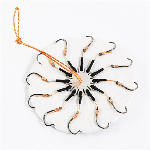 Anti-winding flap hook, eight-claw and twelve-claw throwing rod explosion hook, wild fishing Iseni fish hook, fishing gear and line
