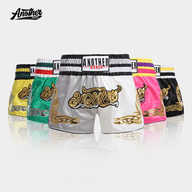Wholesale Boxing Pants, Fighting Shorts, Muay Thai Shorts, Training Combat Shorts for Men and Women, Patchwork Style Boxing and Sanda Clothing, Muay Thai Pants