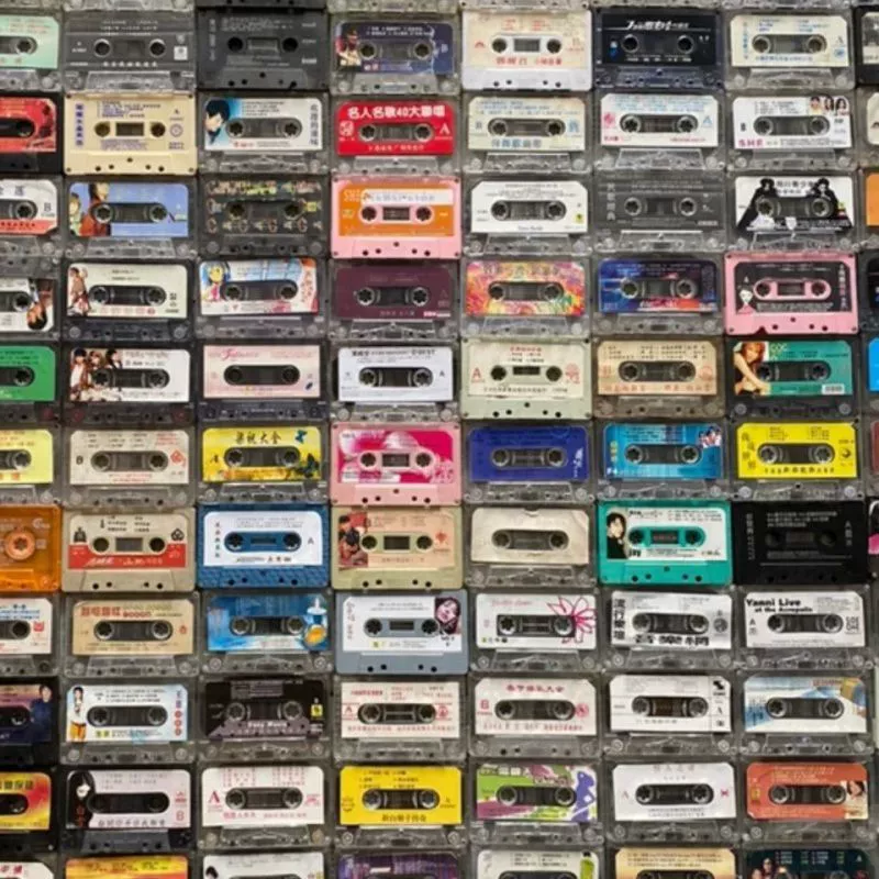 8090 Ностальгические принадлежности Ретро Декоративная лента 80-90 Воспоминания, подходит для бара, ресторана, не гарантируется прослушивание