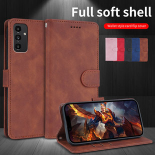 For Samsung A16 mobile phone case GalaxyA05 flip leather case A03 new M34 all-inclusive anti-drop A06 soft case