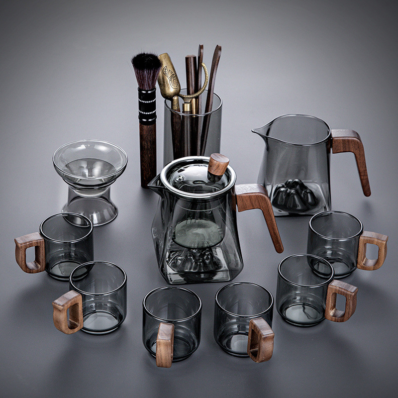 담배재 10개(관산냄비) 나무컵 6개 + 다도