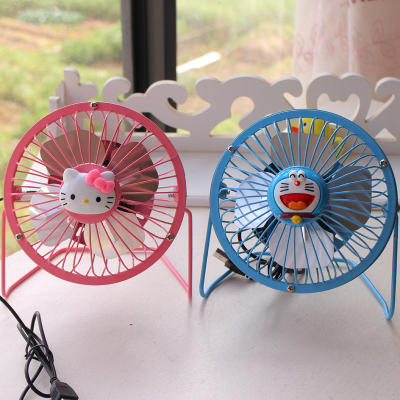 台式小风扇家用学生宿舍迷你型桌面usb插电床头大风力便携式随身