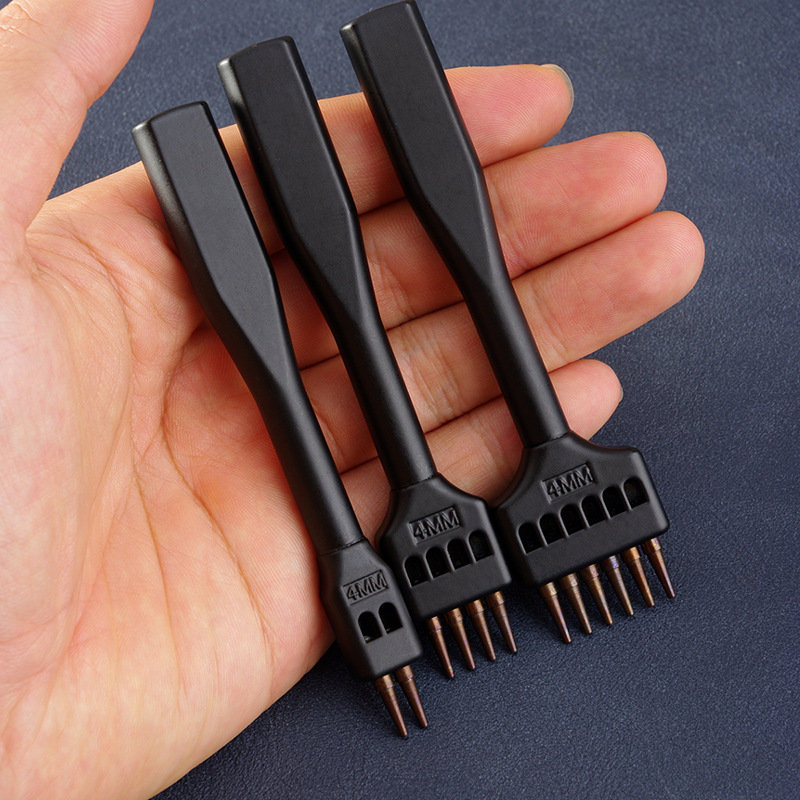 皮革打孔排冲10121圆斩孔圆孔冲 手工DIY皮革皮具缝线打孔冲1.0mm|undefined