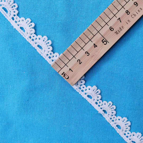New 1.5cm Wide Milk Silk Water-Soluble Lace Edge Embroidery Lattice Lace Edge Filling for DIY Curtain Decorations