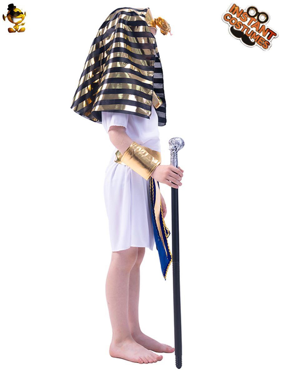2019 nuevo niño pequeño Faraón traje de juego de rol traje de rendimiento traje de cosplay de Halloween image 5