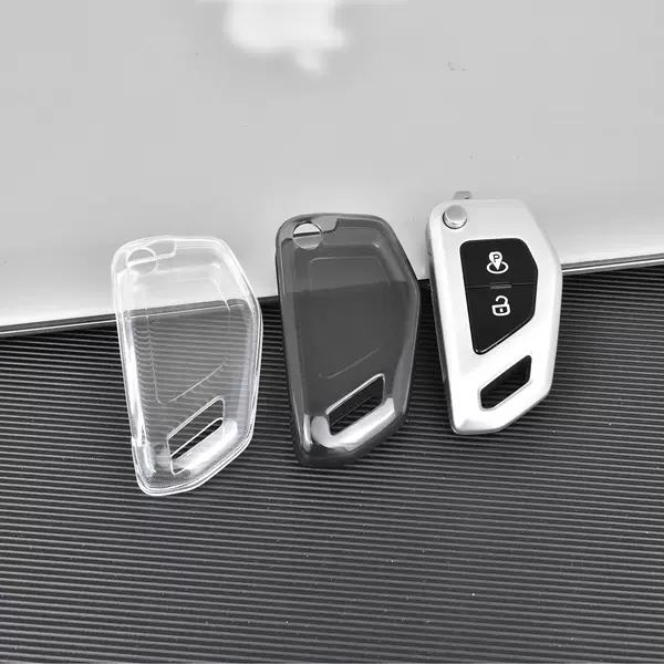 Professional Zhangxue motorcycle key case for 820RR/500RR motorcycle key protection cover, transparent soft shell TPU