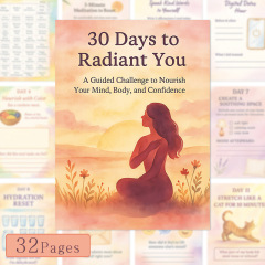跨境新品 30 Days to Radiant You 挑战30天焕发光彩的你手账现货