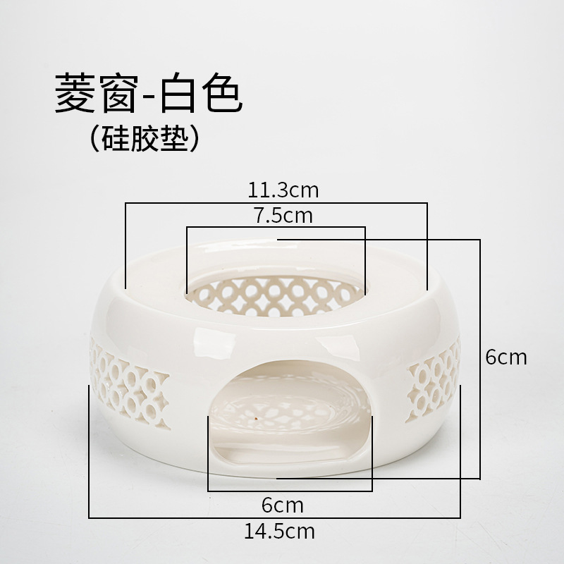 Directo de fábrica de té de la vela calentador de cerámica de la preservación del calor del hogar calefacción calentador de té restaurante Hotel calentador de té