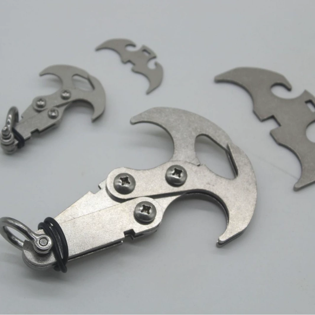 Открытый складной крючок выживания из нержавеющей стали полевого альпинизма