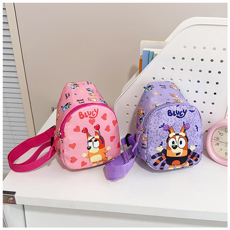 2026 New Children's Bag Japanese Cartoon Shoulder Crossbody Bag Cute Baby Travel Storage Bag Boys and Girls Chest Bag