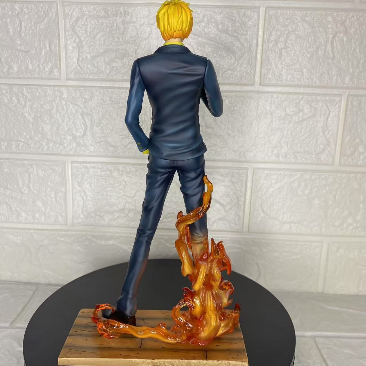One Piece Demon Sanji JT066 Resonance Line JT C2 Flame Sanji Boxed Handicraft Figure Anime Model Desktop Decor Collect Ornament – Detail 6